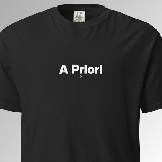 A Priori T-Shirt - Black - Factual Objects