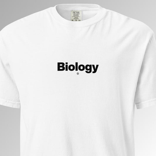 Biology T-Shirt - White - Factual Objects