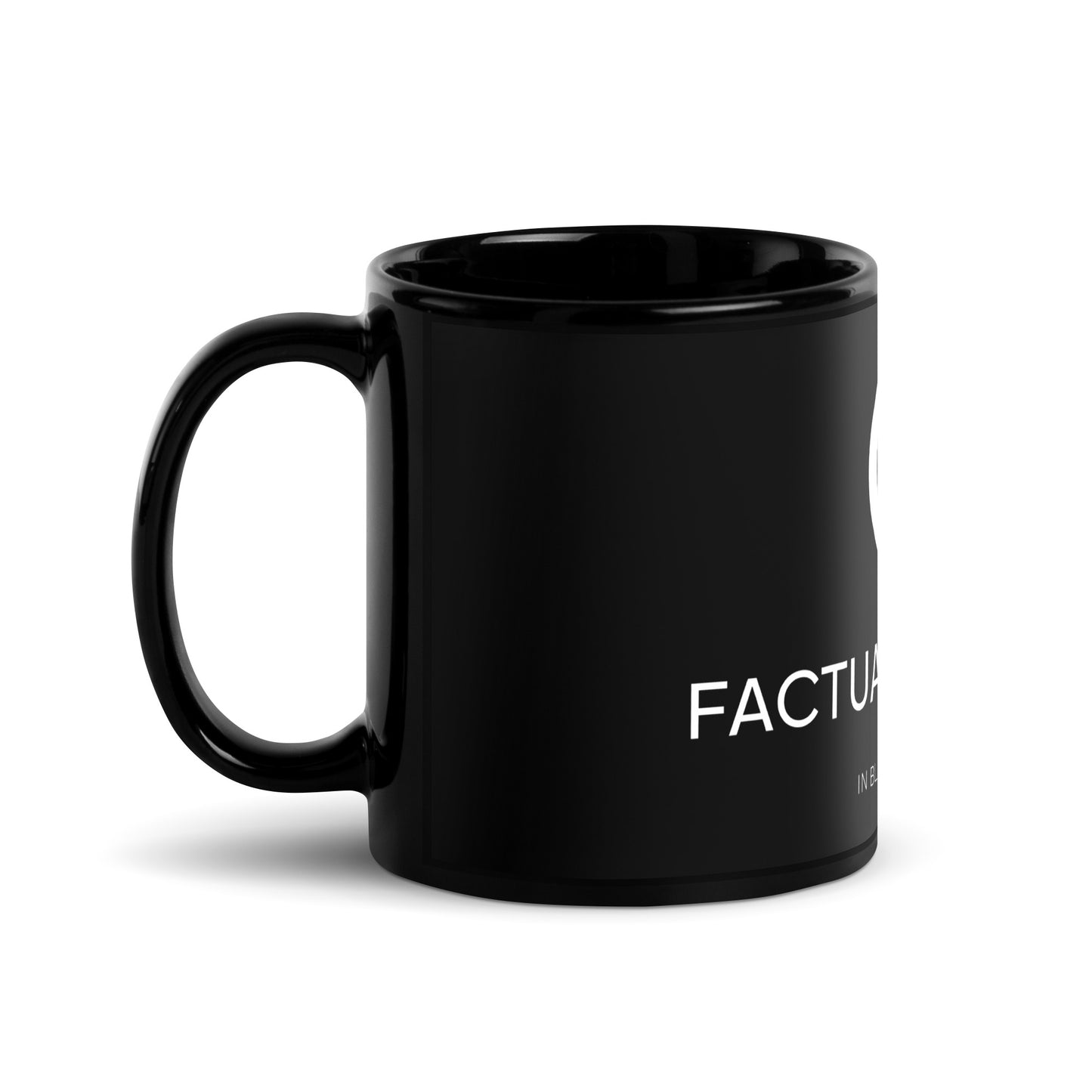 Black Glossy Mug - Full Logo