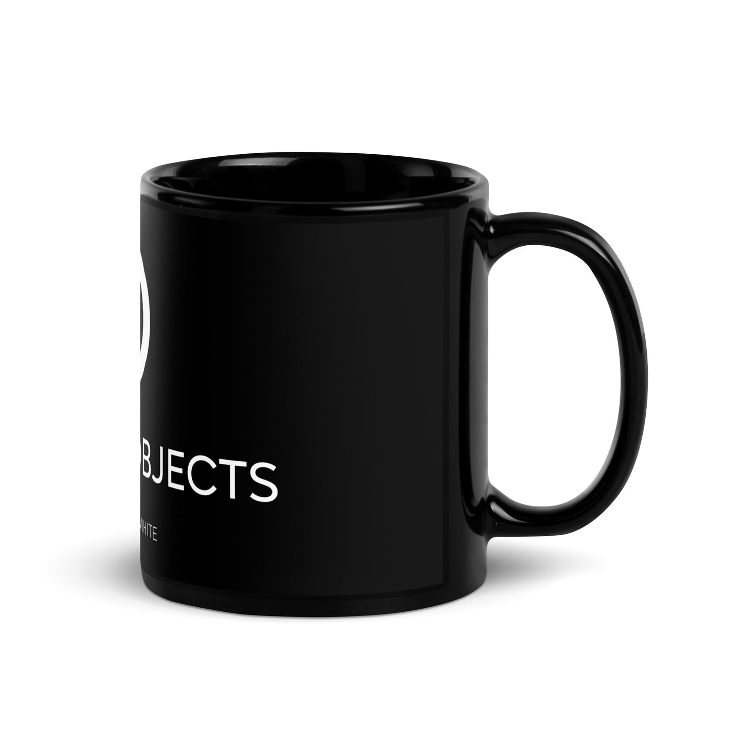 Black Glossy Mug - Full Logo