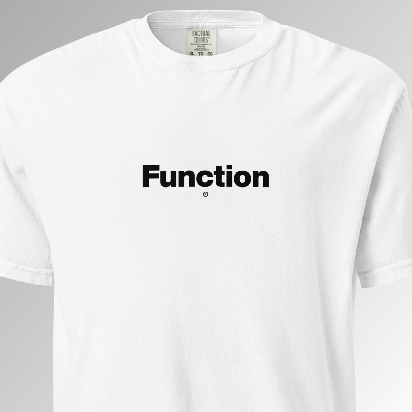 Function T-Shirt - White - Factual Objects