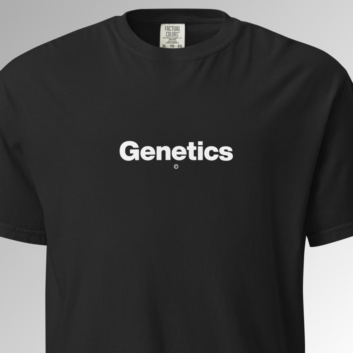 Genetics T-Shirt - Black - Factual Objects