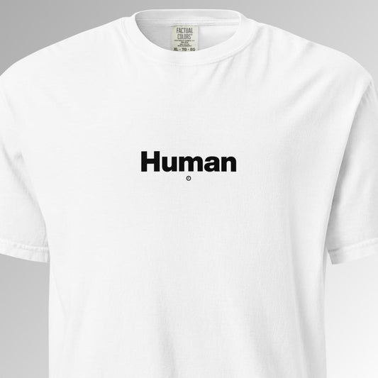 Human T-Shirt - White - Factual Objects