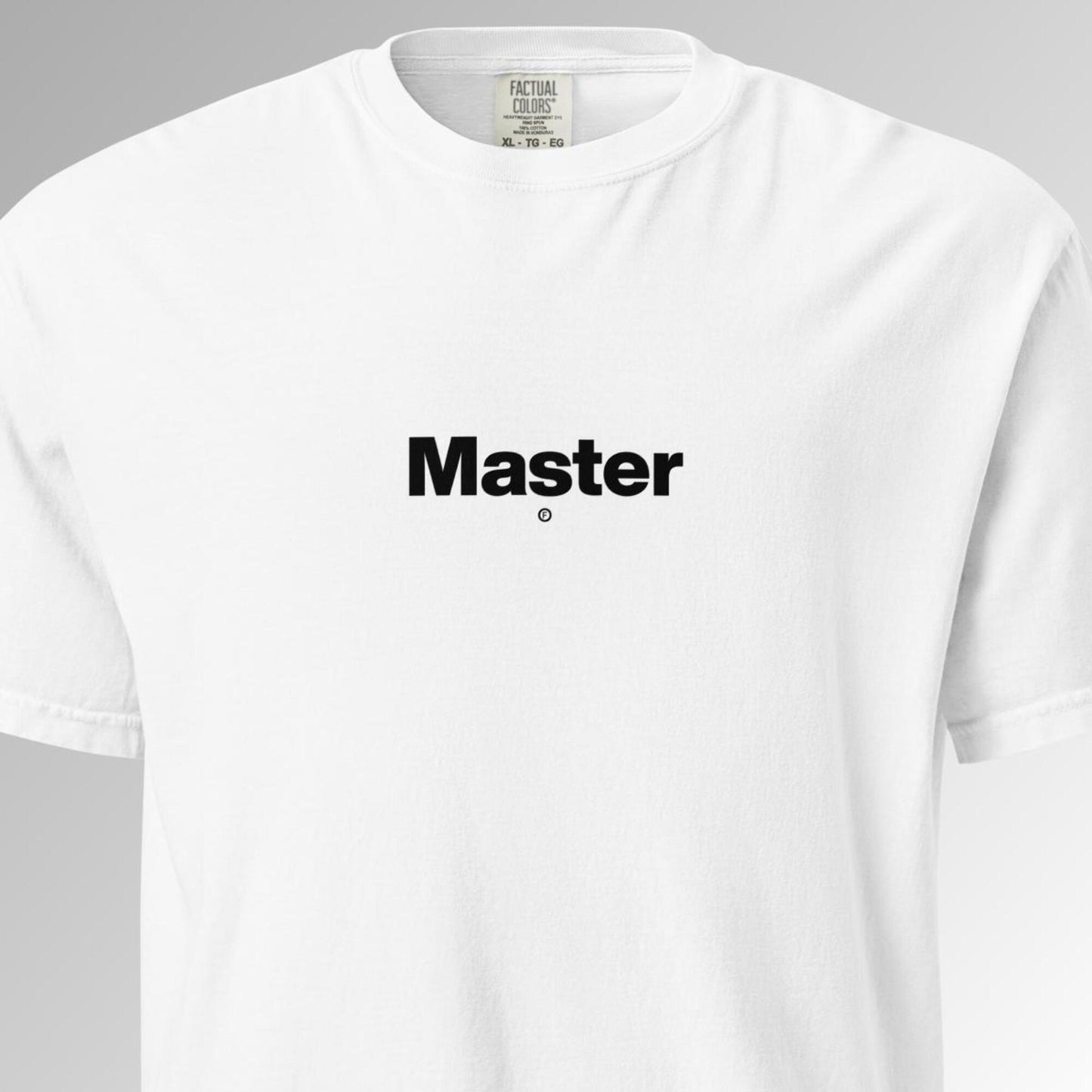 Master T-Shirt - White - Factual Objects