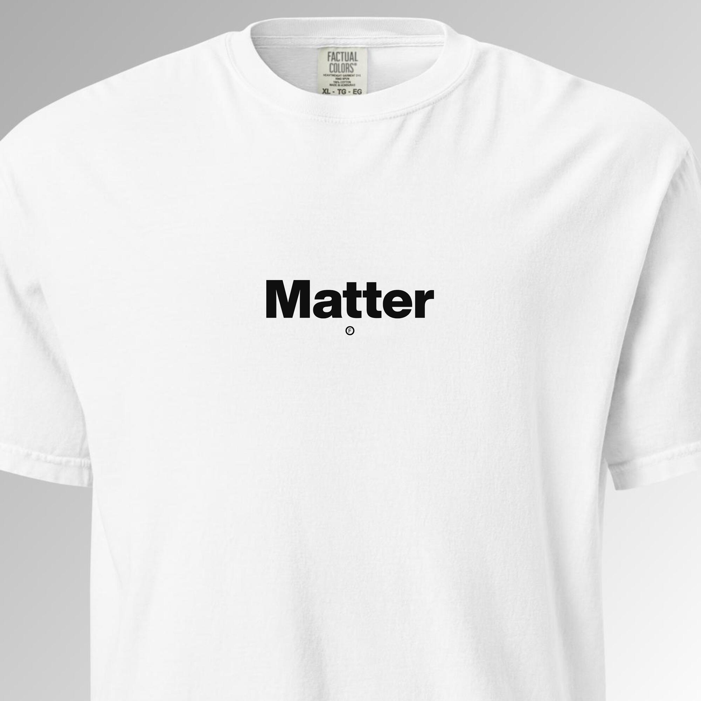 Matter T-Shirt - Black - Factual Objects
